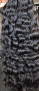 raw hair natural curly
