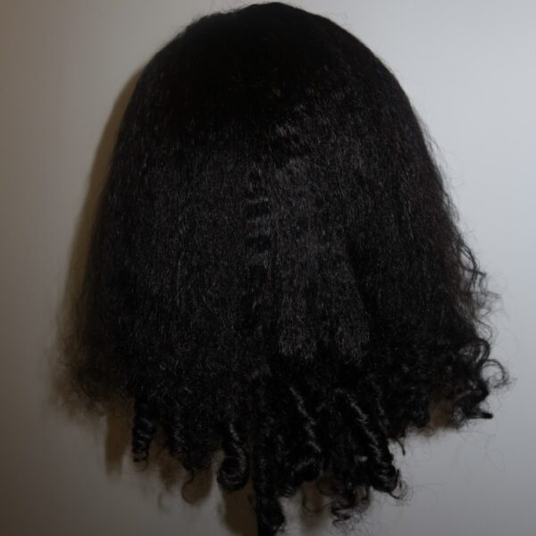 Half Wig Yaki curl  Virgin Hair